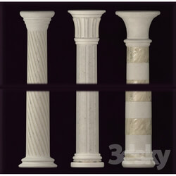 Decorative plaster - decorative Columns 