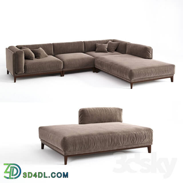 Other soft seating - sofa chaise longue module of CASE _art. 907_908_