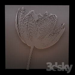 Other decorative objects - Decorative panel - tulip 