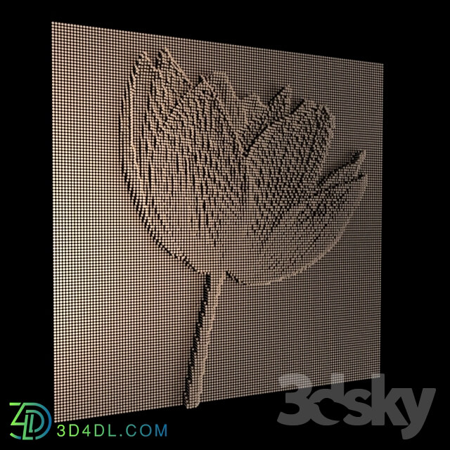 Other decorative objects - Decorative panel - tulip