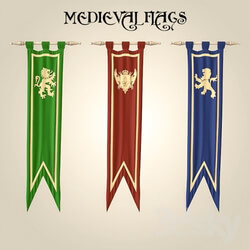 Miscellaneous - Medieval flags 