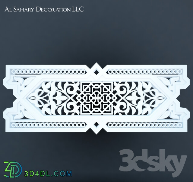 Decorative plaster - Plaster moldings