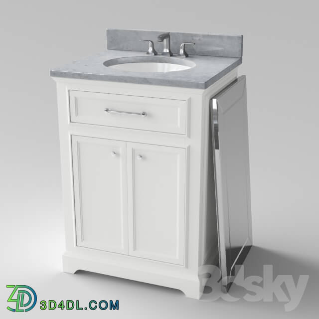 Bathroom furniture - Clochester 24 _quot_Single Sink Bathroom Vanity Set