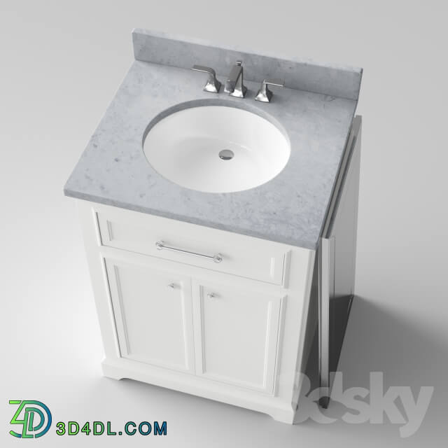 Bathroom furniture - Clochester 24 _quot_Single Sink Bathroom Vanity Set