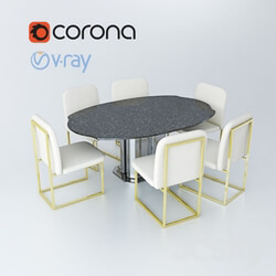 Table _ Chair - Exceptional Italian Dining Table 