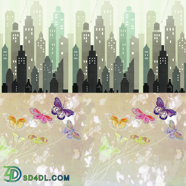 Wall covering - Wall_deco - Contemporary Wallpaper Pack 23