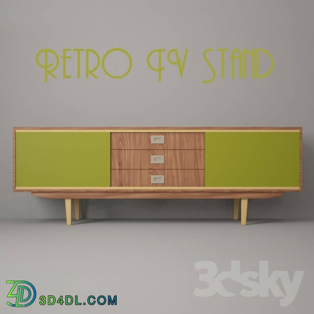 Sideboard _ Chest of drawer - Retro TV Stand N3 _ TV Stand