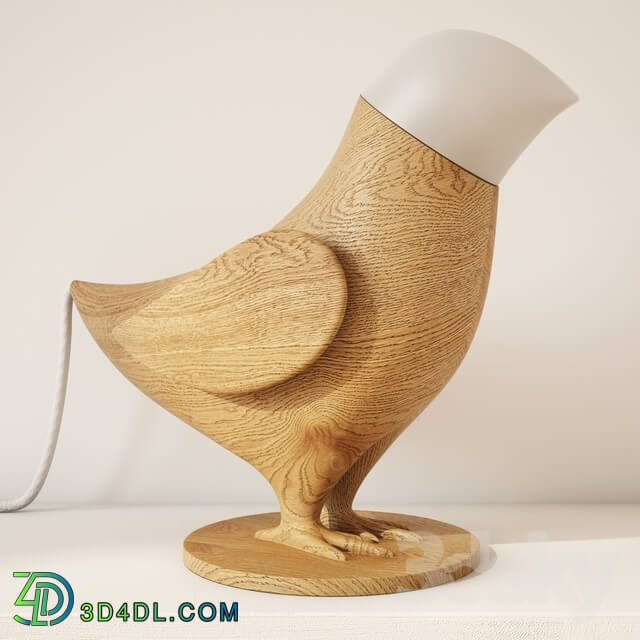 Table lamp - OM Marina_s birds table lamp by TsarukAhmadova for Fajnodesign