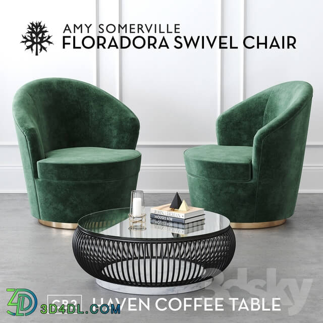 Arm chair - Floradora Swivel chair