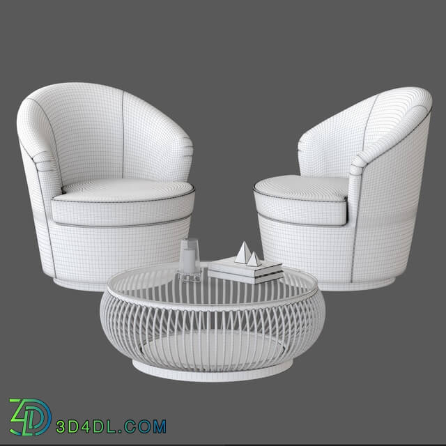 Arm chair - Floradora Swivel chair