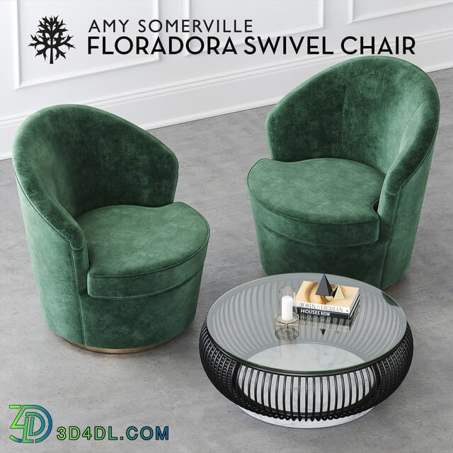 Arm chair - Floradora Swivel chair