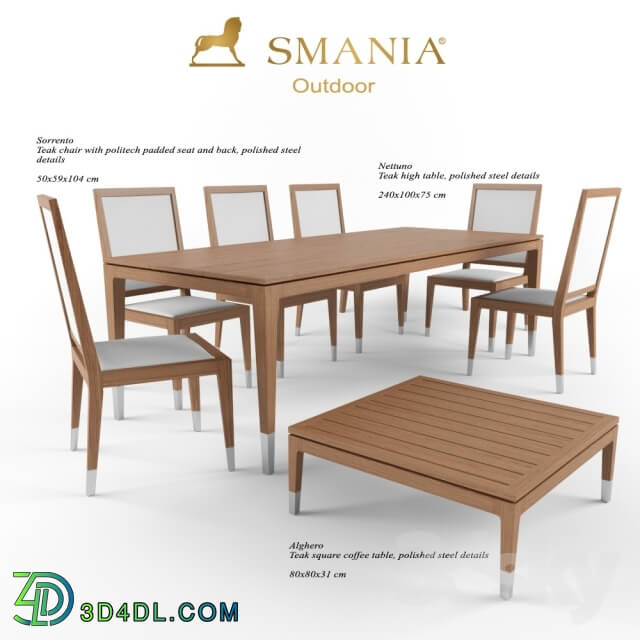 Table _ Chair - SMANIA Sorrento Nettuno Alghero