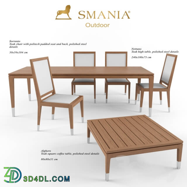 Table _ Chair - SMANIA Sorrento Nettuno Alghero