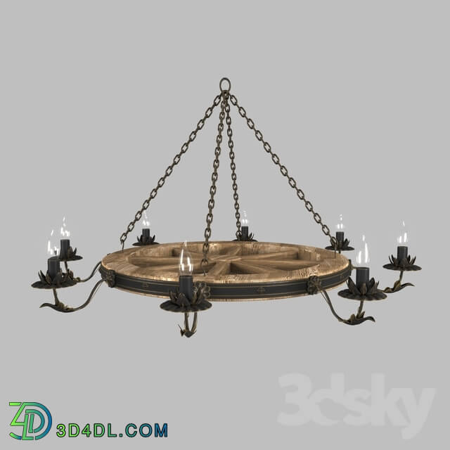 Ceiling light - OM Chandelier Дль.рф _Chandelier wheel 70cm_