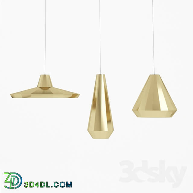 Ceiling light - Brass Lights _DAVID DERKSEN_