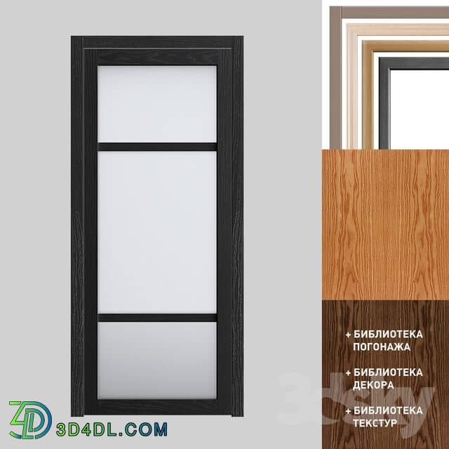 Doors - Alexandrian doors_ model E4 Quadro _interior partitions_