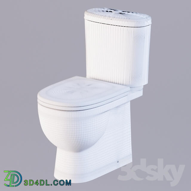 Toilet and Bidet - Sanita Luxe Art Flora WC