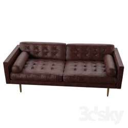 Sofa - Monroe Leather Sofa 