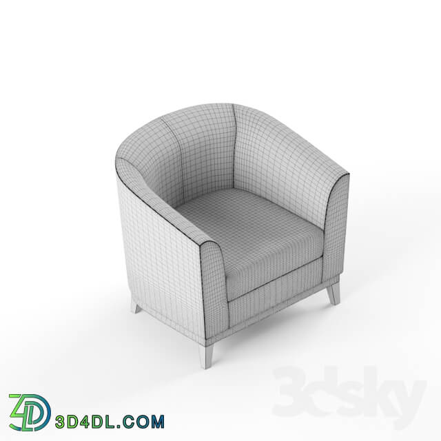 Arm chair - Sonia Sofa Single-Corona _ Vray