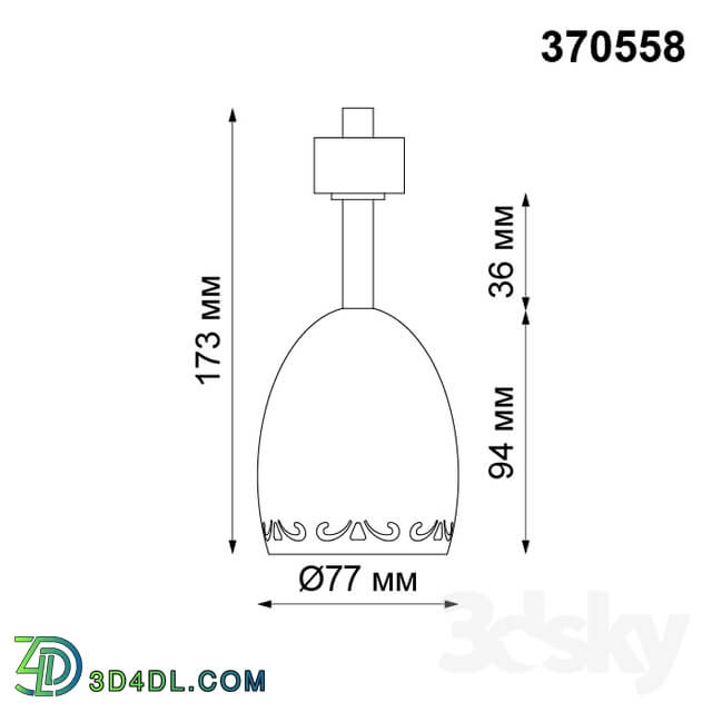 Technical lighting - Track lamp NOVOTECH 370558 VETERUM