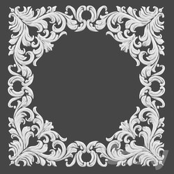 Decorative plaster - ornament 2 