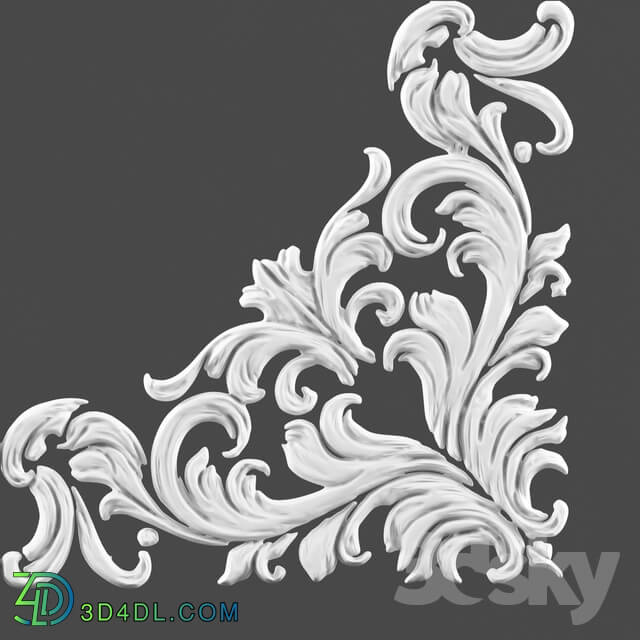 Decorative plaster - ornament 2