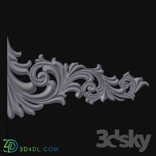 Decorative plaster - Bar 10