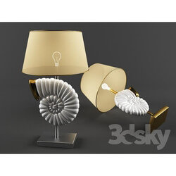 Table lamp - Seashell lamp 