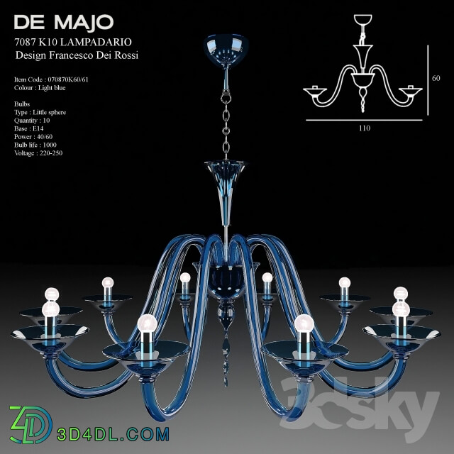 Ceiling light - De majo 7087_ K10