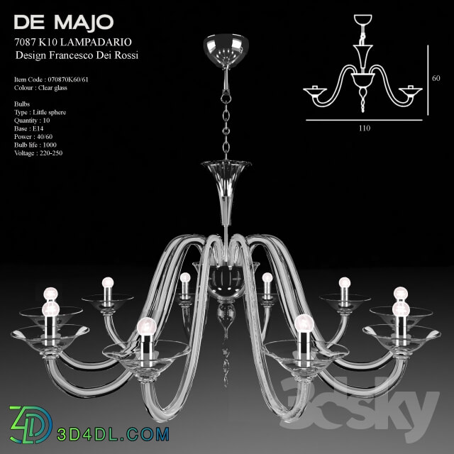 Ceiling light - De majo 7087_ K10