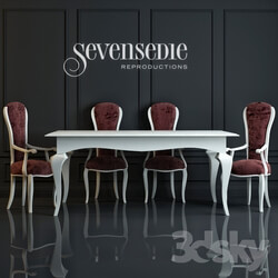 Table _ Chair - Seven Sedie Sophia_ Seven Sedie Alina 