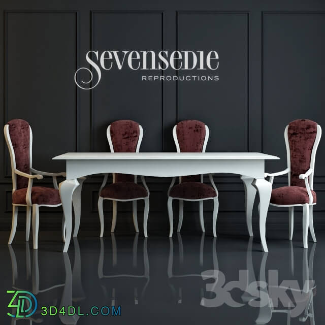 Table _ Chair - Seven Sedie Sophia_ Seven Sedie Alina