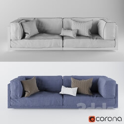 Sofa - Blue Sofa 