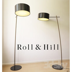 Floor lamp - roll and hill lamp 