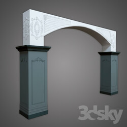Decorative plaster - column belt 