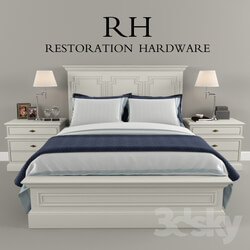Bed - Restoration Hardware Panel Montpellier bed 
