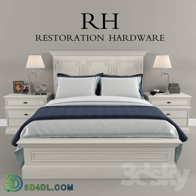 Bed - Restoration Hardware Panel Montpellier bed