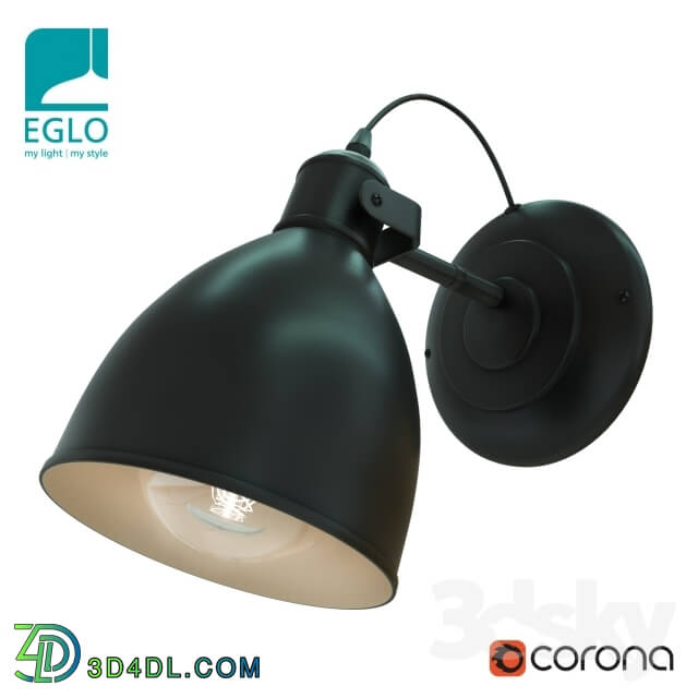 Wall light - Bra EGLO Priddy art.49468