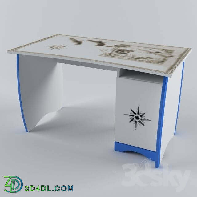 Table _ Chair - EduKids Wesoly Korsarz desk