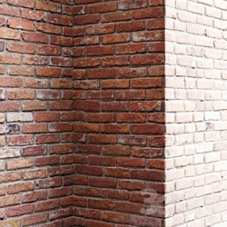 Other decorative objects - Old red brick wall 