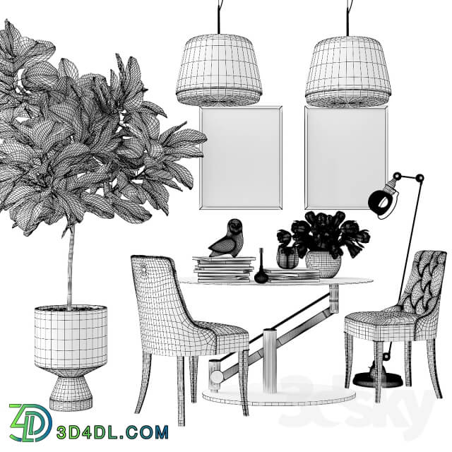 Decorative set - Decorative set_ dining group