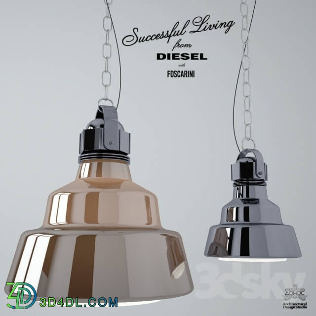 Ceiling light - Glas suspension lamp Diesel with Foscarini