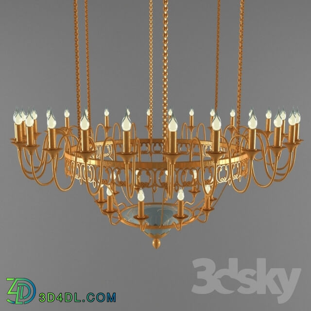 Ceiling light - A large chandelier