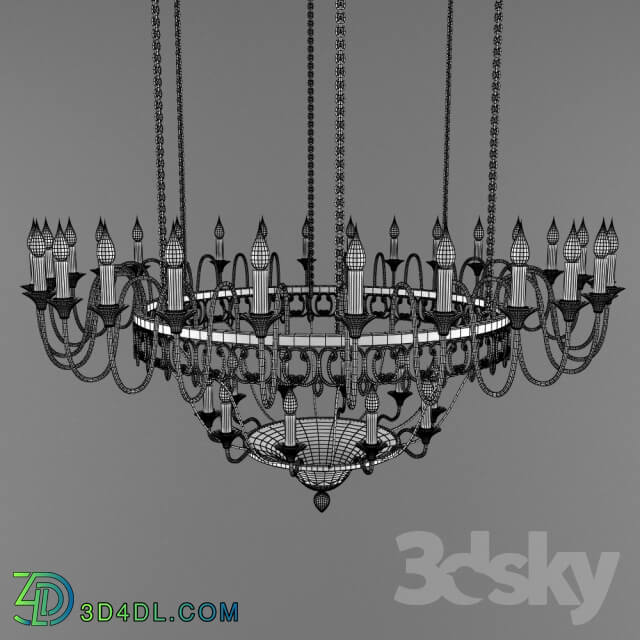 Ceiling light - A large chandelier
