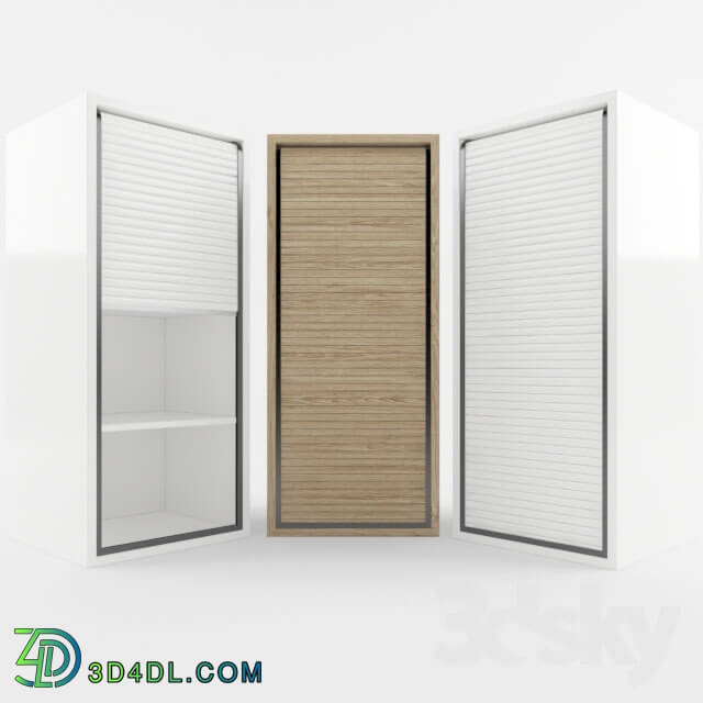 Wardrobe _ Display cabinets - Roller Shutter