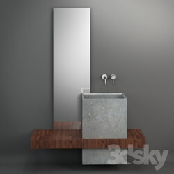 Bathroom furniture - MODULNOVA PLANK XL 