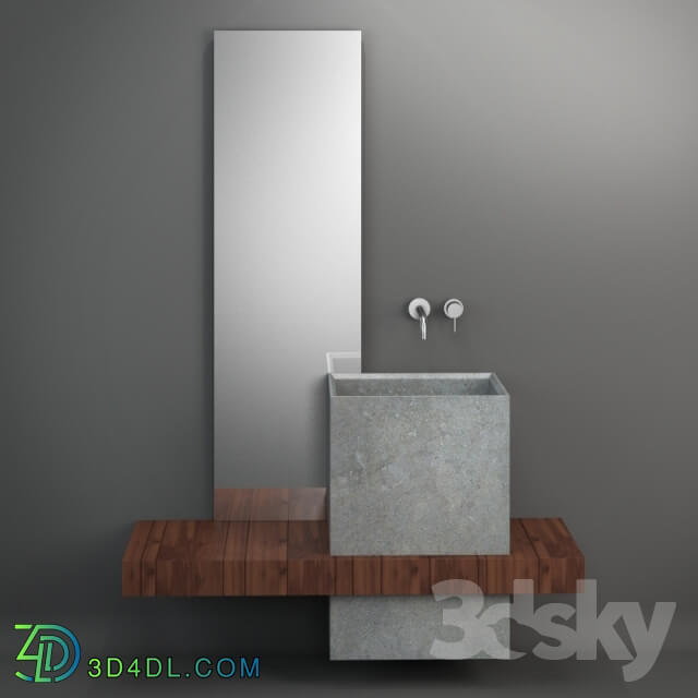 Bathroom furniture - MODULNOVA PLANK XL