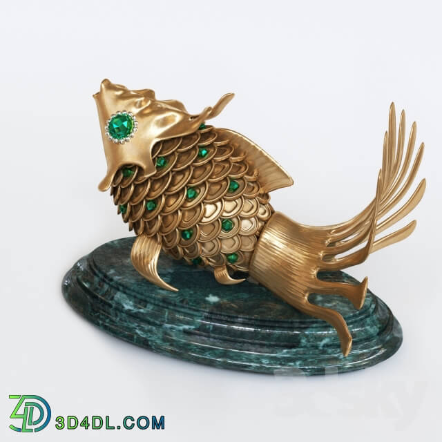 Other decorative objects - Golden fish