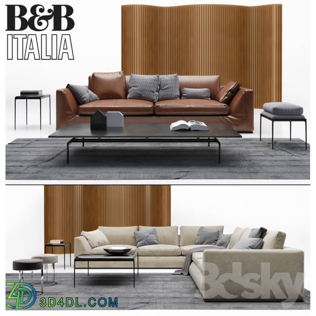 Sofa - B _amp_ B Italia Sofa Richard