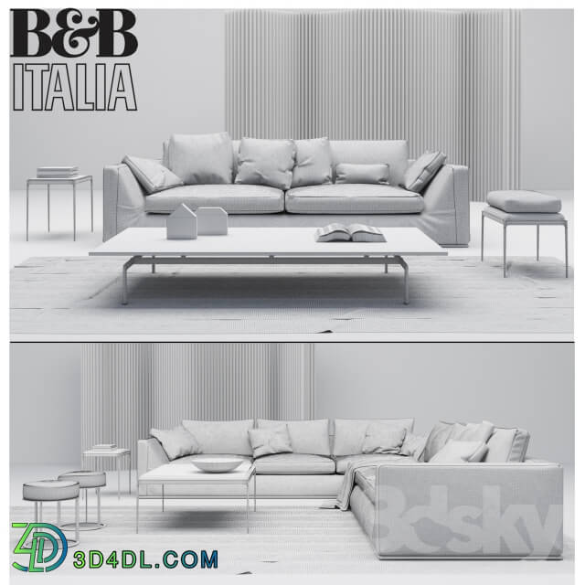 Sofa - B _amp_ B Italia Sofa Richard